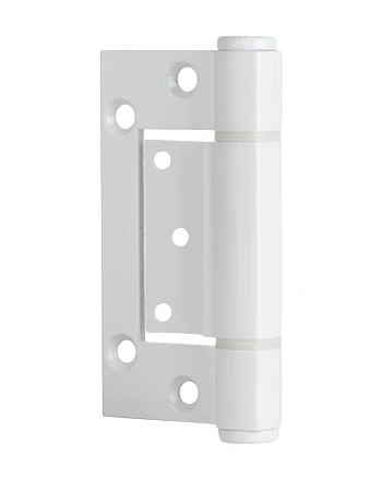 **10 Pack** McCallum Heavy Duty Aluminium Interfold Hinge White A174WHT A74HBF