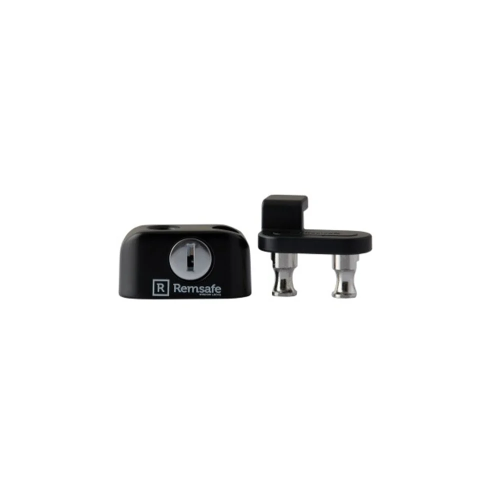 **10 Pack** Remsafe Window Block Lock Aluminium Keyed Alike Black BLD01BLK - Image 2