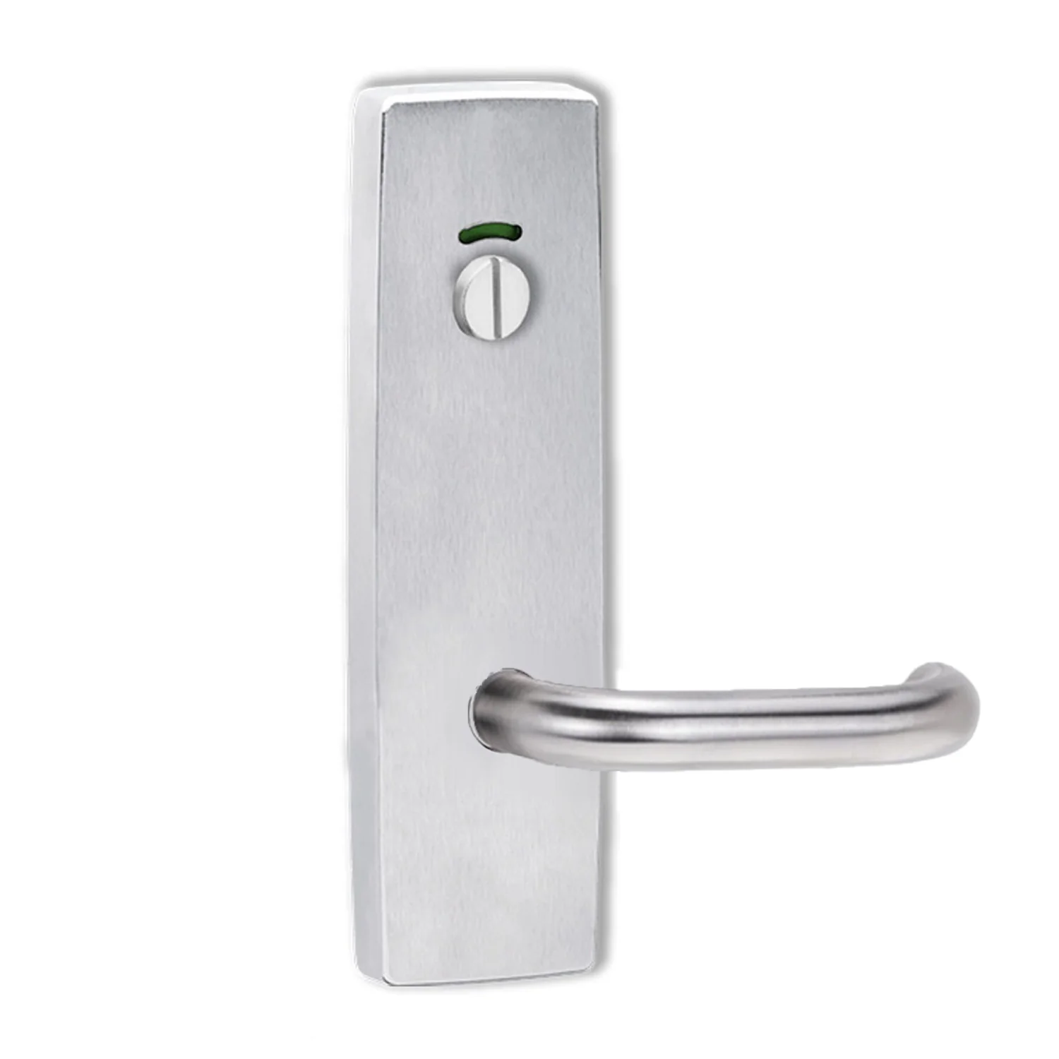 Lockwood 1914 Square End Plate With Privacy Emergency Turn and 70 Lever Satin Chrome 1914/70SC