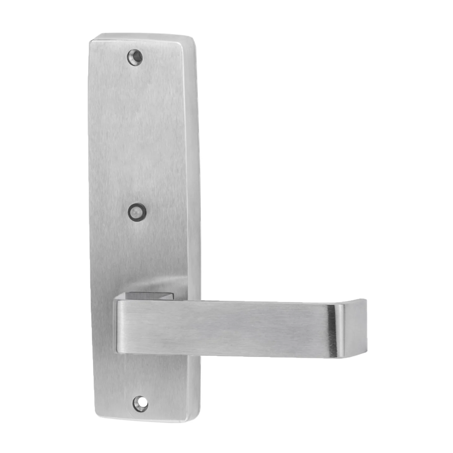 Lockwood 1922 Square End Plate With Led and 90 Lever Satin Chrome 1922/90SC