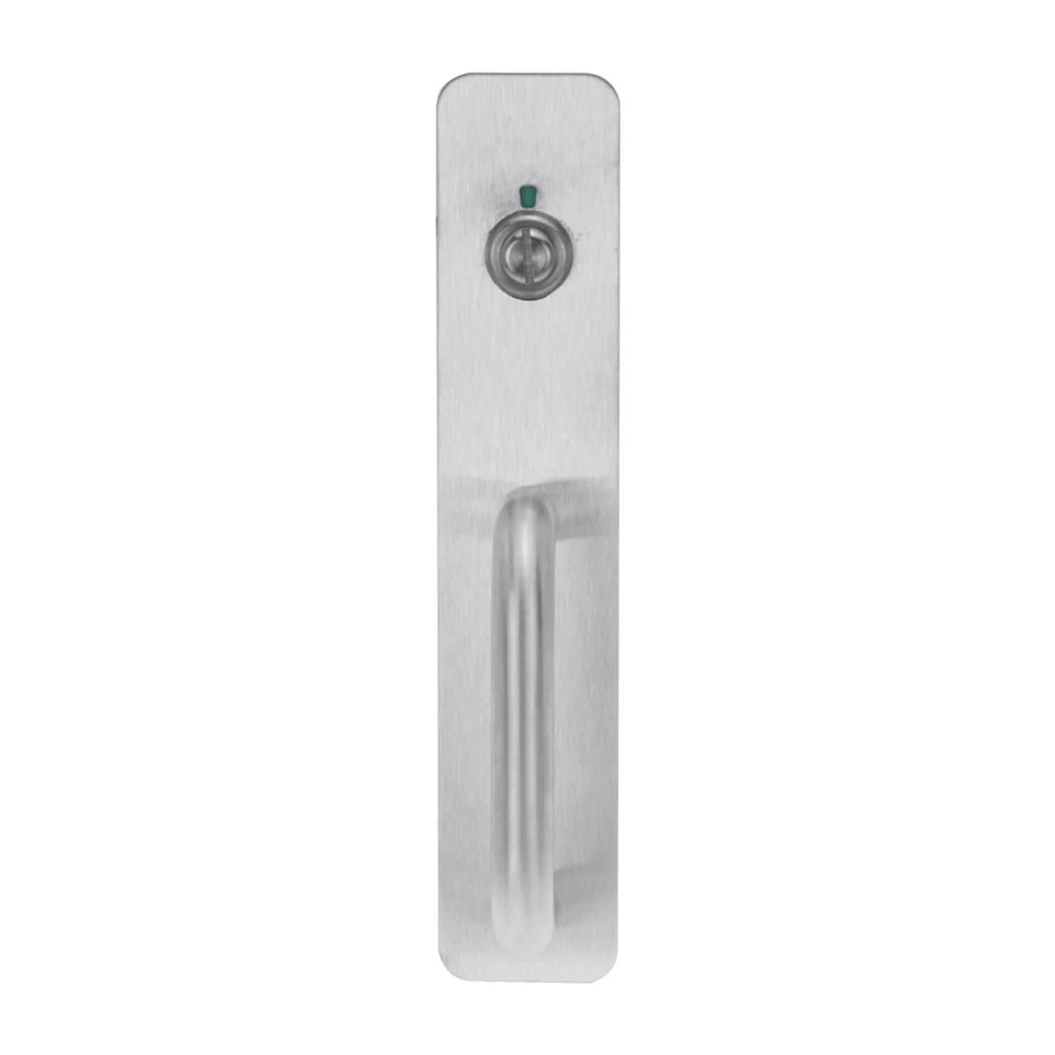 Lockwood 218 Exterior Plate with Privacy Indicating Emergency Turn and P1 Pull Handle 21828NN/P1SS