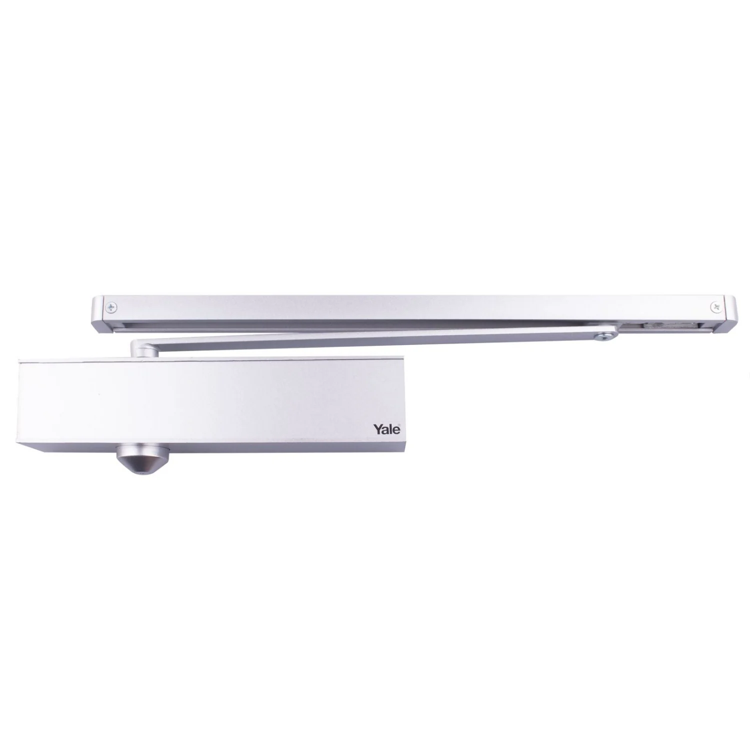 Yale EN 2-6 Adjustable Slide Rail Door Closer Silver Y2600SRSIL