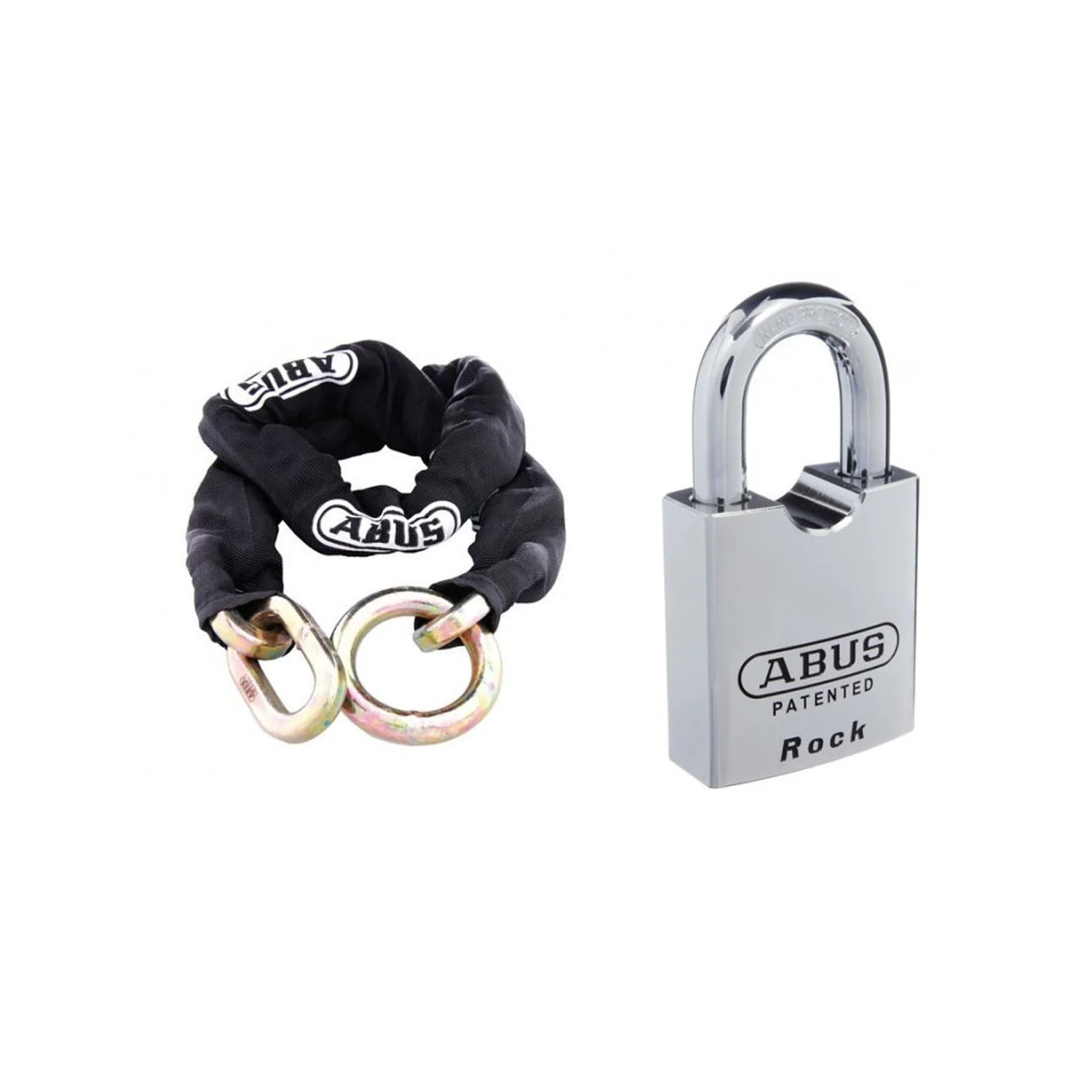 ABUS 12KS Chain 12mmx250cm 12KS250BLK + 83/60 Padlock 8360NKD