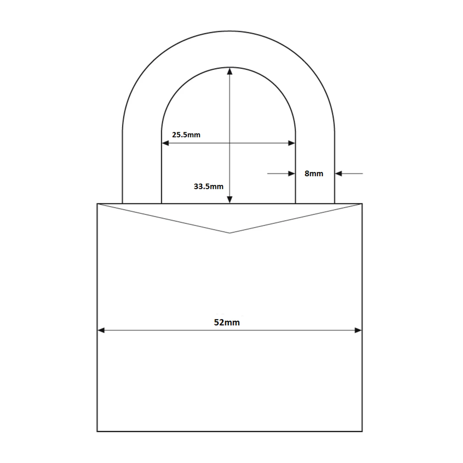 ABUS 158/50 Heavy Duty Combination Padlock 50mm Black 15850C - Image 3