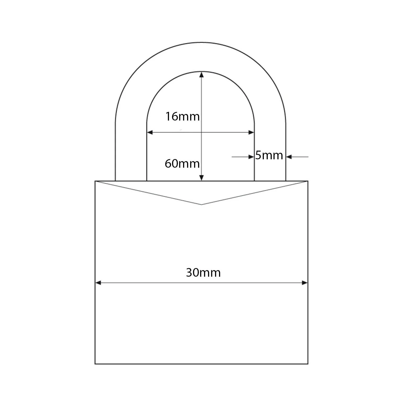 ABUS 65/30HB60 Security Padlock Brass Keyed Alike 6530HB60KA1 - Image 3