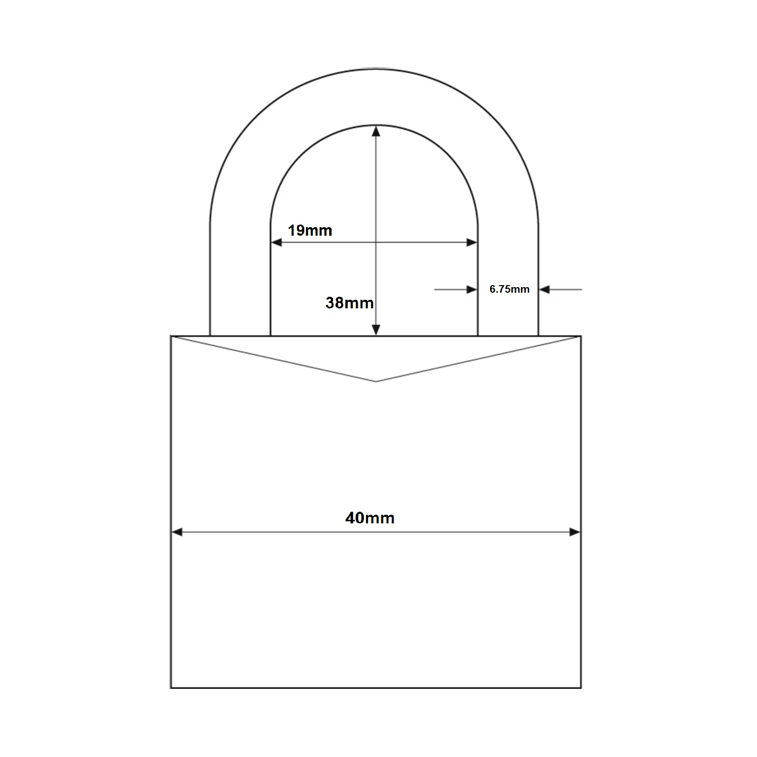 ABUS 74/40 Lightweight Aluminum Padlock Blue Keyed to Differ 7440BLUKD - Image 2