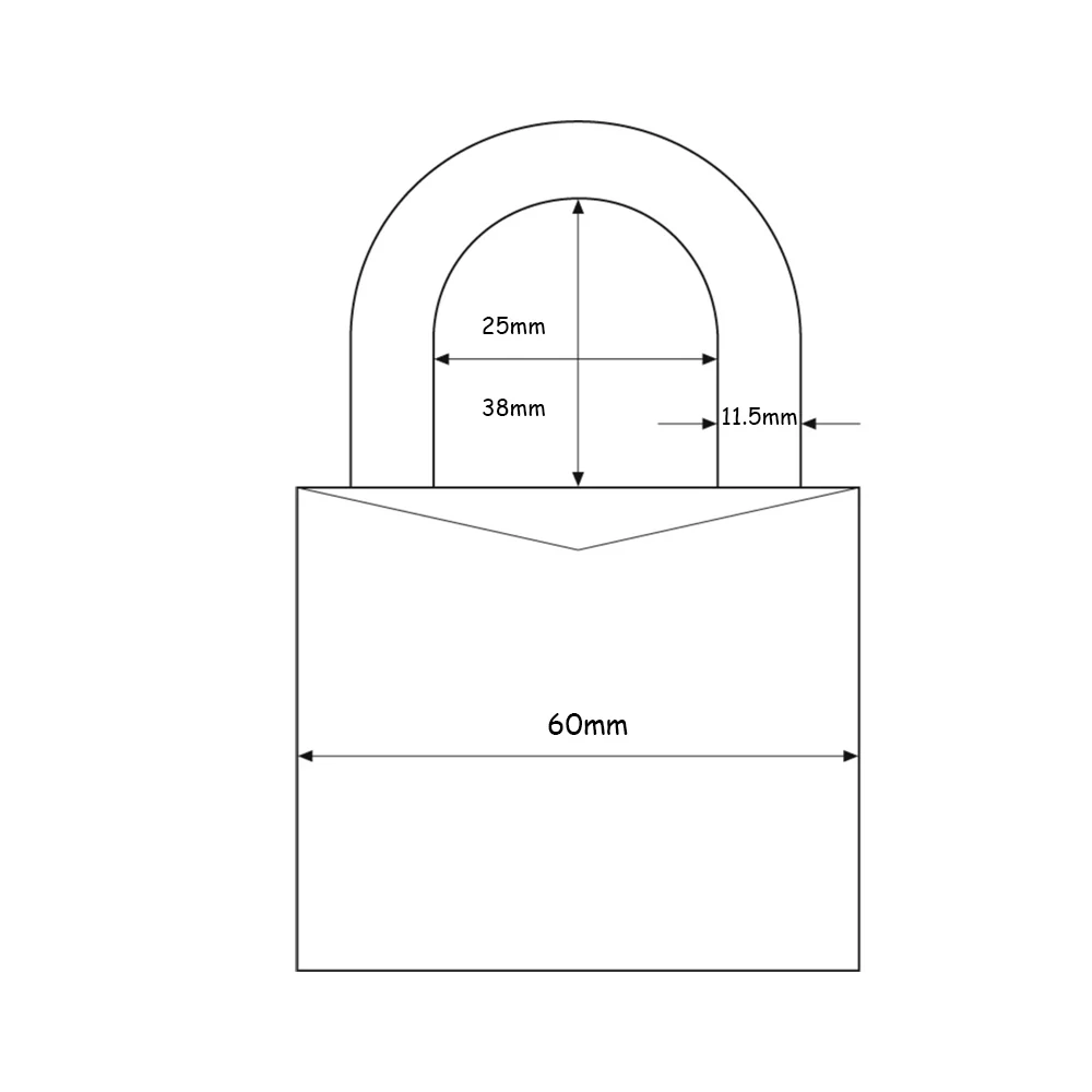 Abus 83/60 High Security Padlock Keyed To Differ Chrome Plated 8360NKD - Image 2