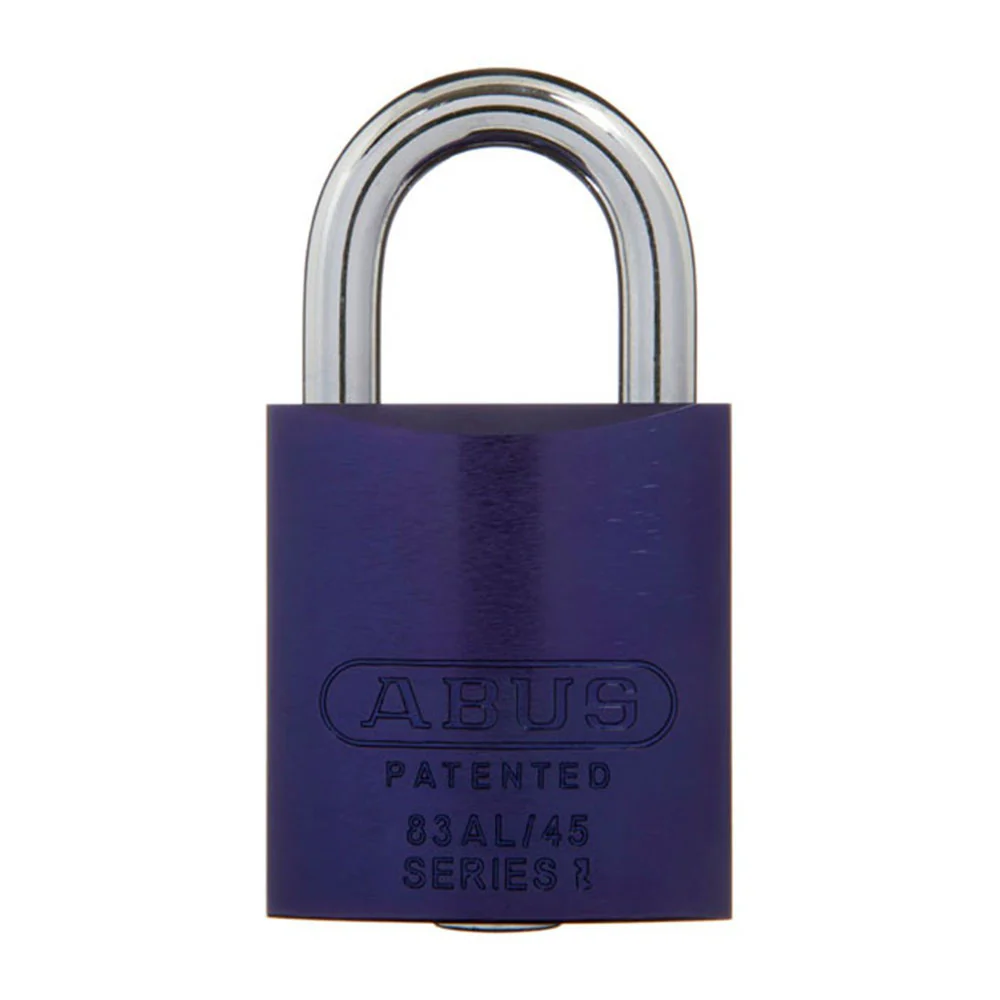ABUS High Security Padlock Keyed To Differ Aluminium Purple 83AL45NPUR - Image 3