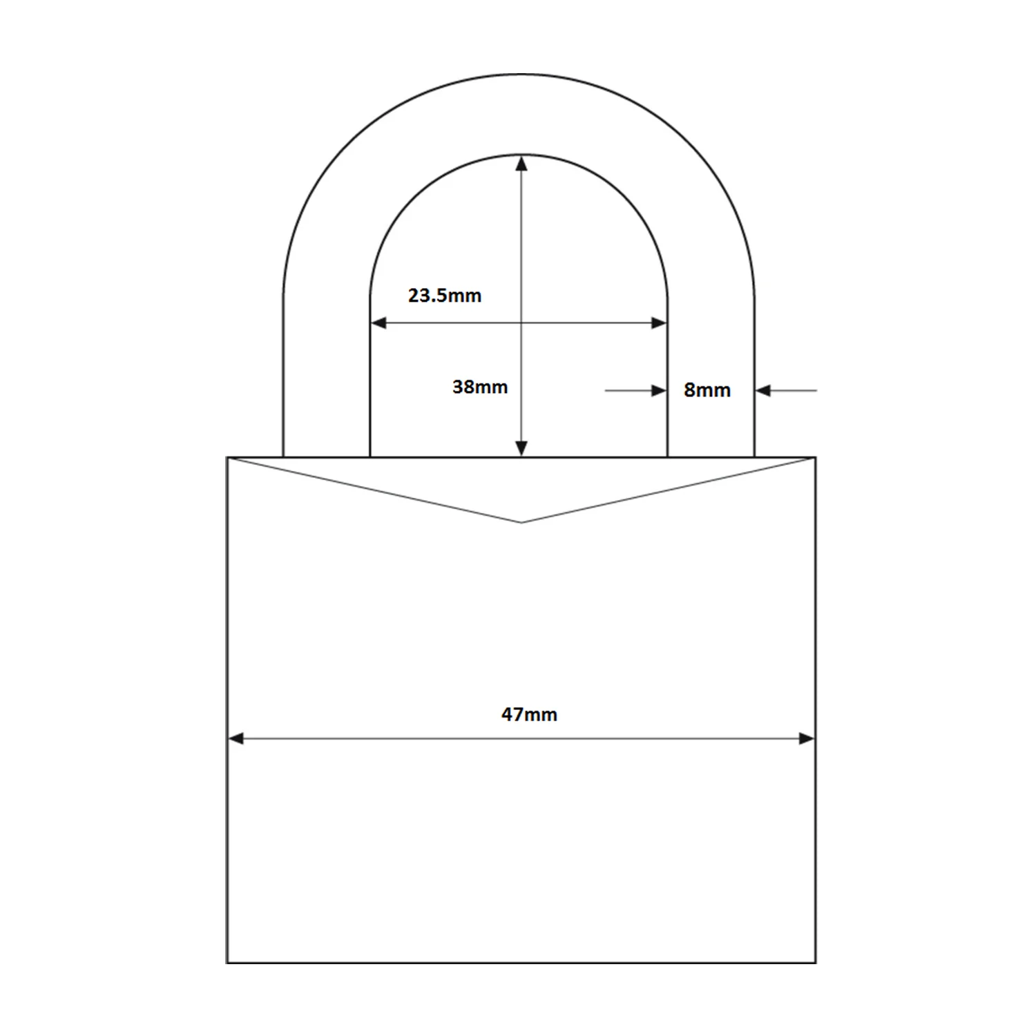 Abus Mariner Security Padlock 38mm Stainless Steel Shackle 83MAR45NSS38C - Image 2