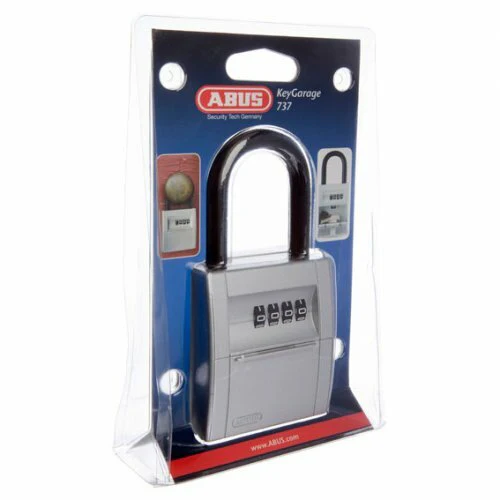 ABUS Mini Key Garage KG737C 4 Dial Combination Padlock 6 Key Capacity Safe - Image 5