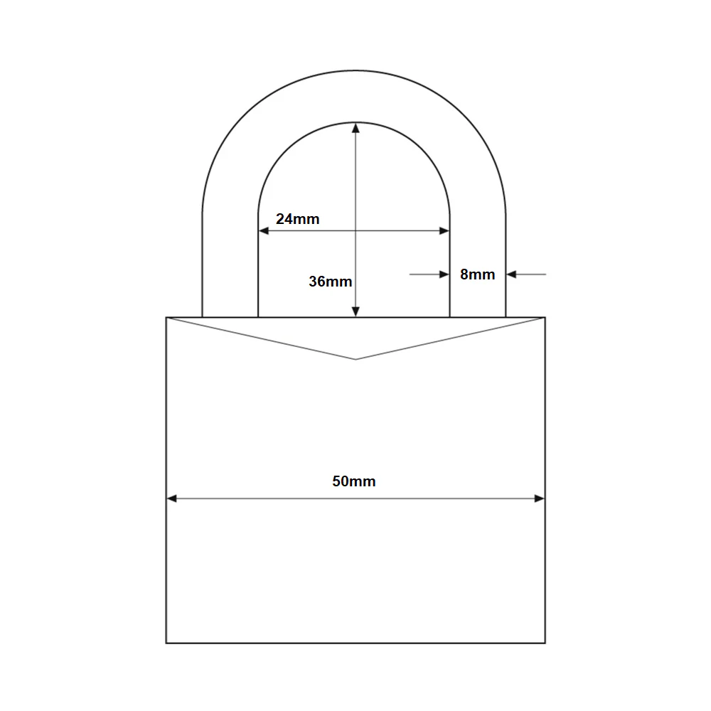 Abus Padlock Touch Biometric Fingerprint Weather Resistant Silver 5750C - Image 5