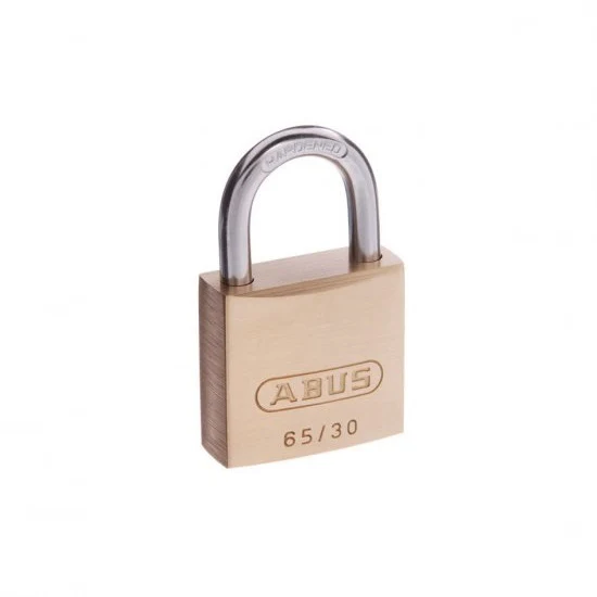 Abus Security Padlock Keyed Alike KA302 30mm Brass Body 6530KA2