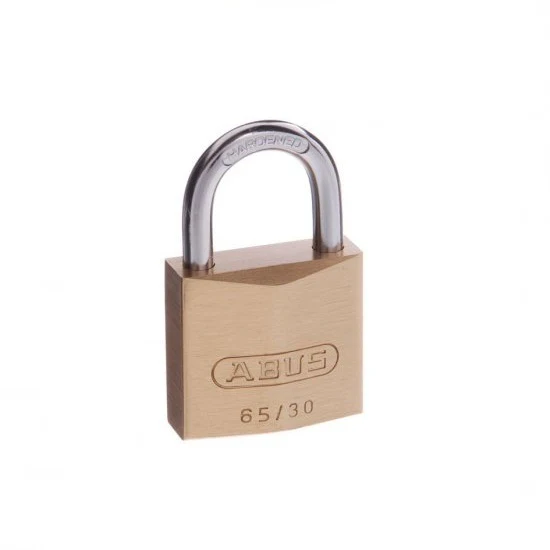 Abus Security Padlock Keyed Alike KA308 30mm Brass Body 6530KA8