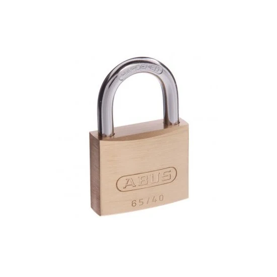 Abus Security Padlock Keyed Alike KA408 40mm Brass Body 6540KA8