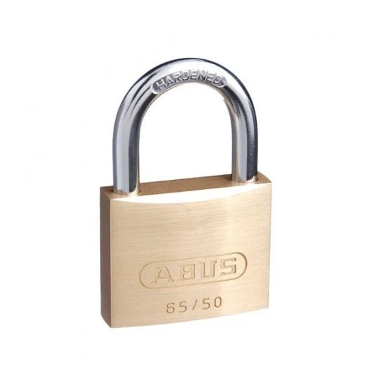 Abus Security Padlock Keyed Alike KA505 50mm Brass Body 6550KA5