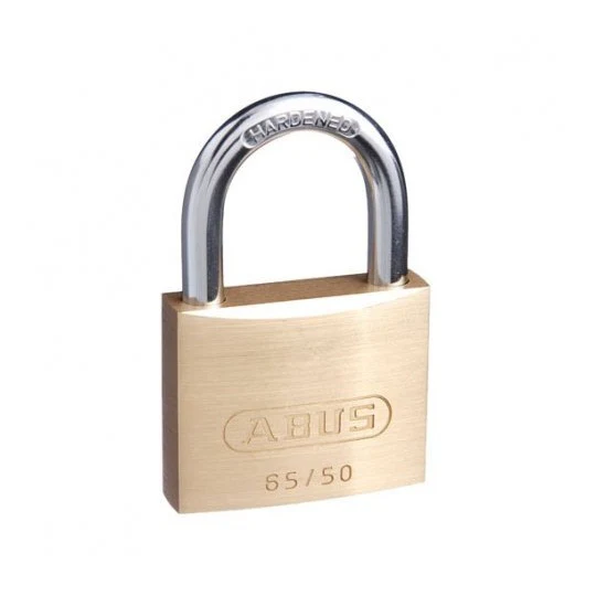 Abus Security Padlock Keyed Alike KA505 50mm Brass Body 6550KA9