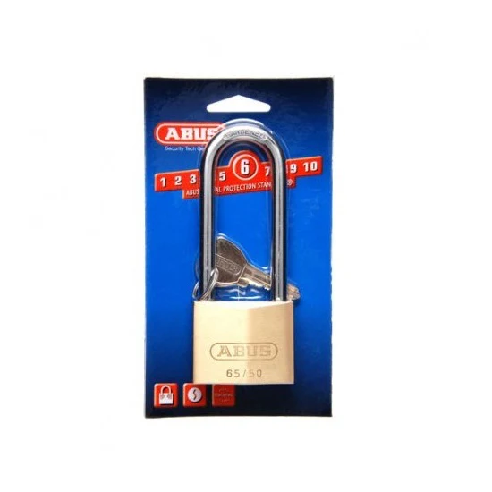 Abus Security Padlock Keyed to Differ 50mm Brass Body 6550HB80C