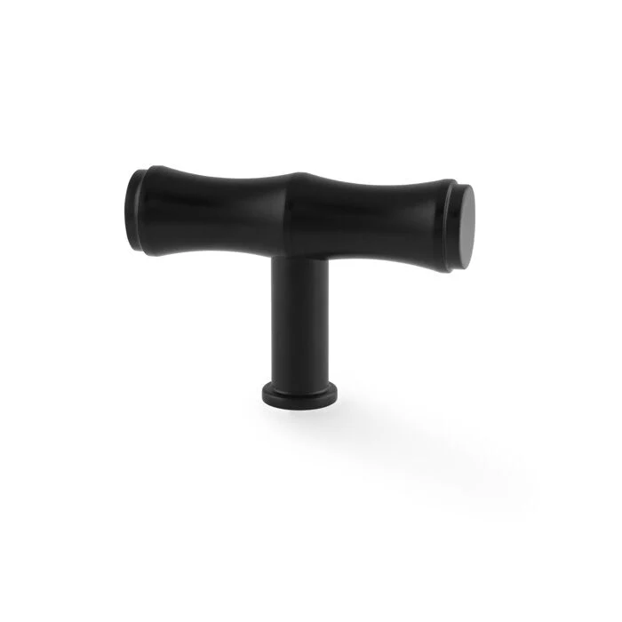 Alexander and Wilks Crispin Bamboo T-Bar Cupboard Knob 55mm - Available in Various Finishes - Image 5