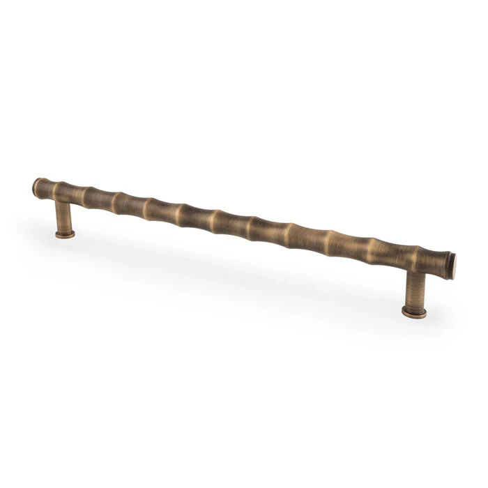Alexander and Wilks Crispin Bamboo T-Bar Cupboard Pull Handle Available in Various Finishes & Sizes - Image 3