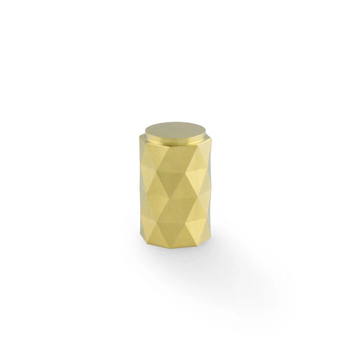 Alexander and Wilks Diamond Cut Cylinder Cabinet Knob - Available in Various Finishes - Image 7