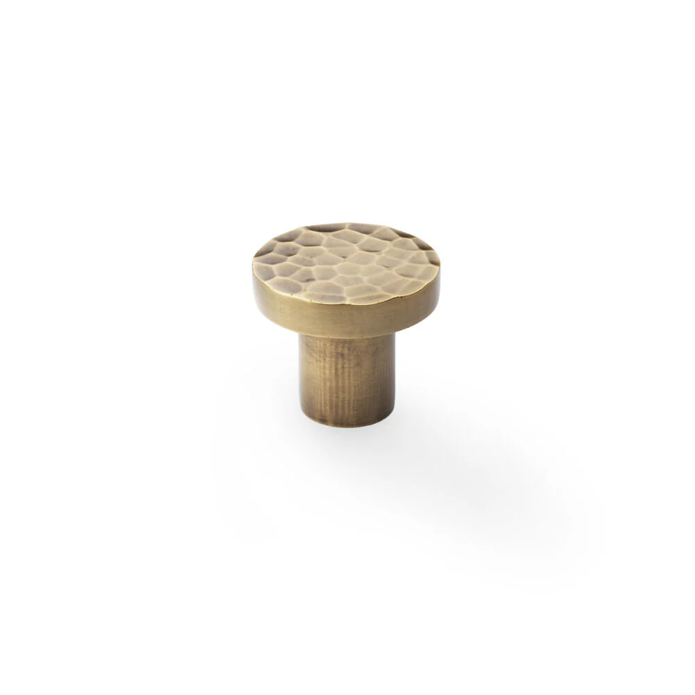Alexander and Wilks Hanover Hammered Cabinet Knob - Available in Various Finishes and Sizes - Image 5