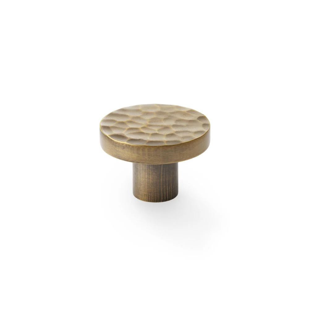 Alexander and Wilks Hanover Hammered Cupboard Cabinet Knob 38mm - Available in Various Finishes - Image 5