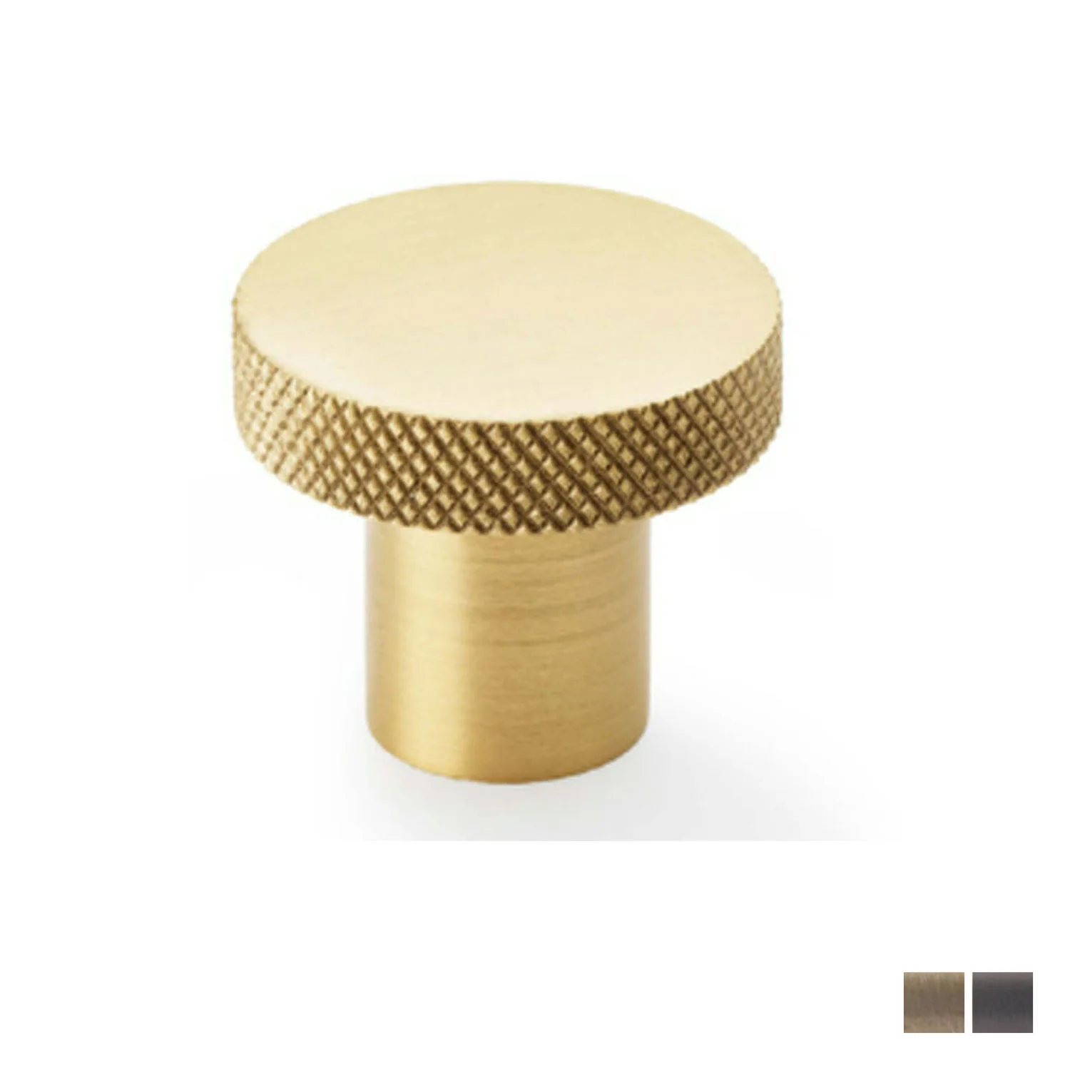 Alexander and Wilks Hanover Knurled Cabinet Knob 30mm - Available in Various Finishes