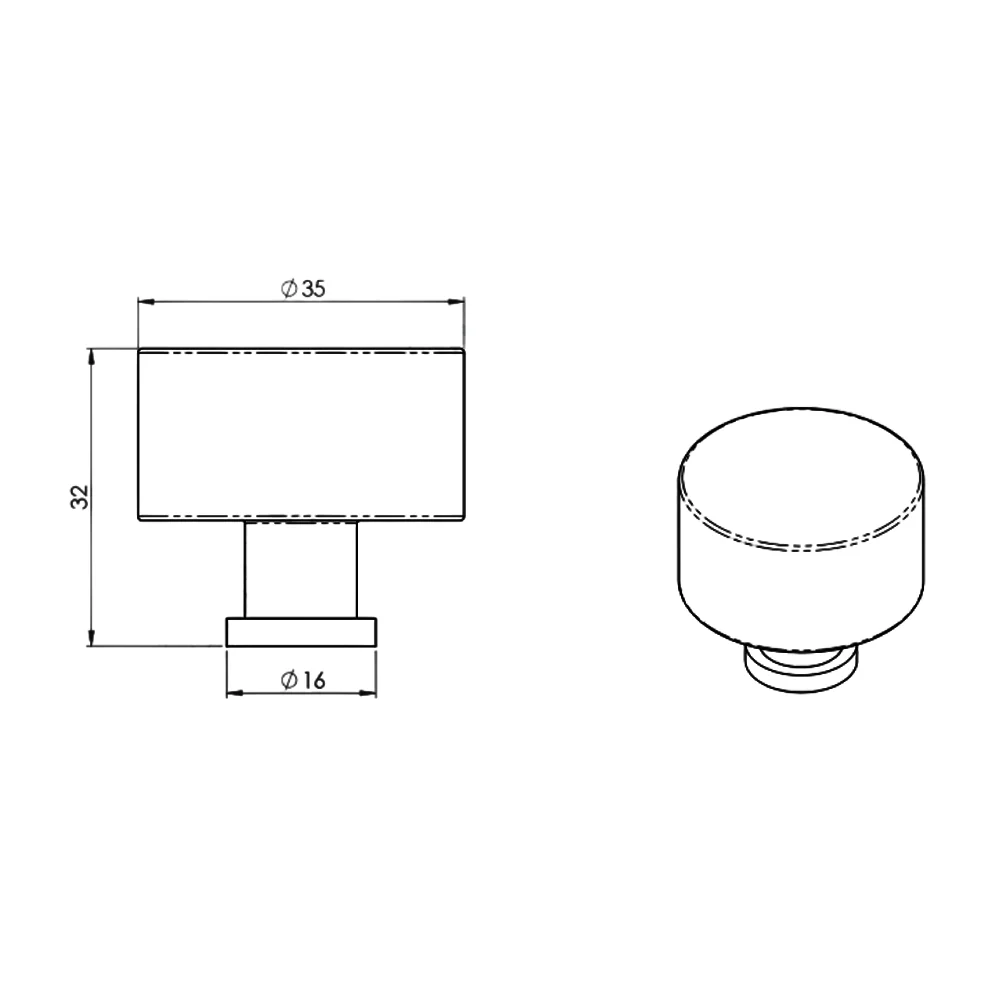 Alexander and Wilks Leila Hammered Cupboard Knob - Available in Various Finishes and Sizes - Image 2