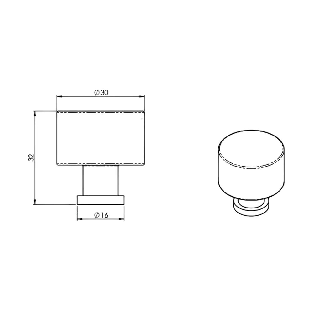 Alexander and Wilks Leila Hammered Cupboard Knob - Available in Various Finishes and Sizes - Image 3