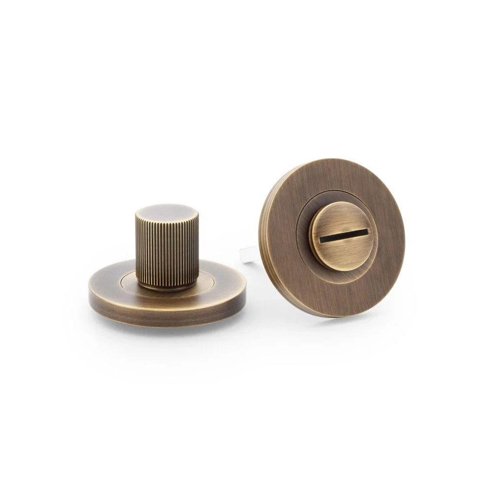 Alexander and Wilks Reeded Thumbturn and Release 50mm - Available in Various Finishes - Image 2