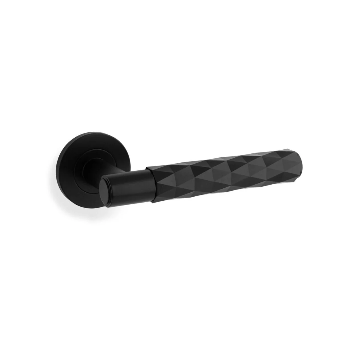 Alexander and Wilks Spitfire Diamond Cut Lever on Round Rose - Available in Various Finishes - Image 3