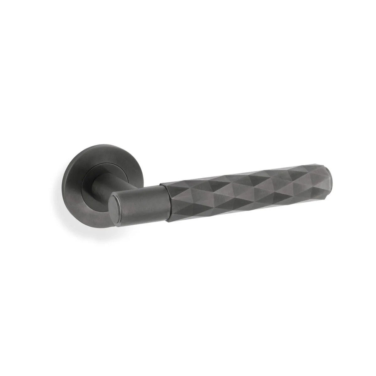 Alexander and Wilks Spitfire Diamond Cut Lever on Round Rose - Available in Various Finishes - Image 4