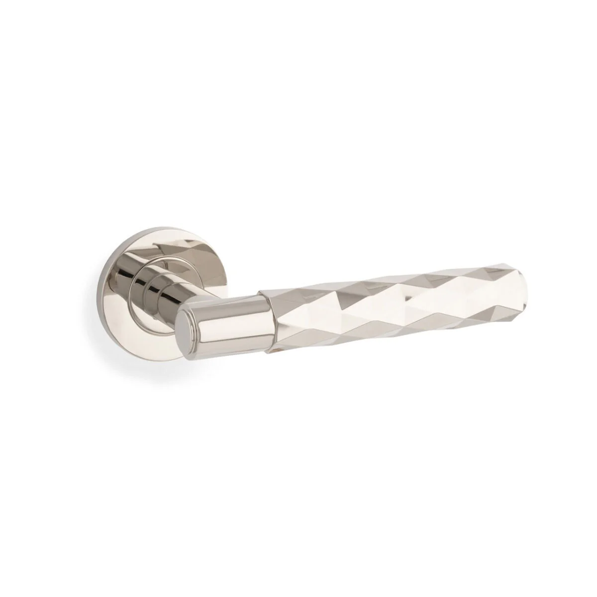 Alexander and Wilks Spitfire Diamond Cut Lever on Round Rose - Available in Various Finishes - Image 5