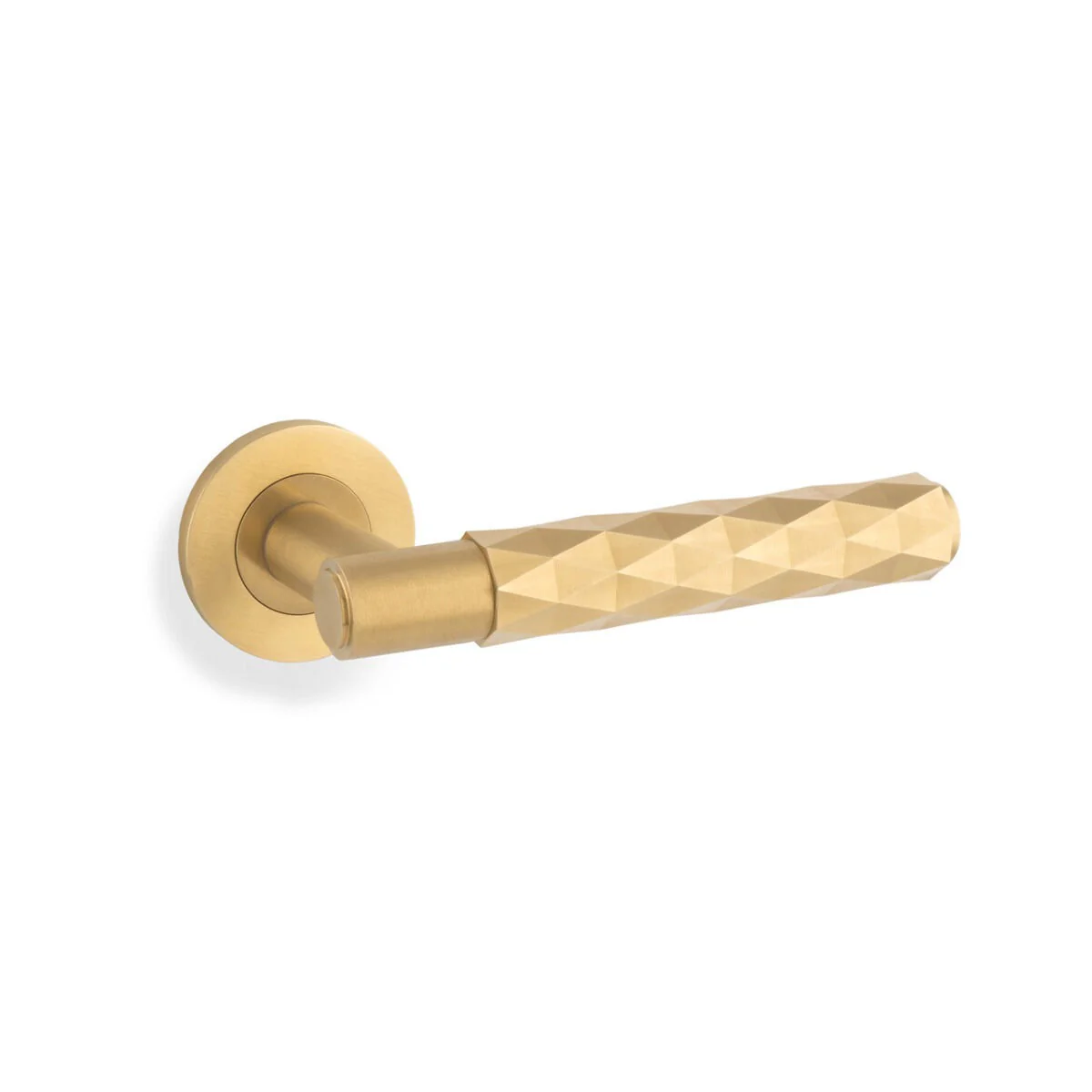 Alexander and Wilks Spitfire Diamond Cut Lever on Round Rose - Available in Various Finishes - Image 6