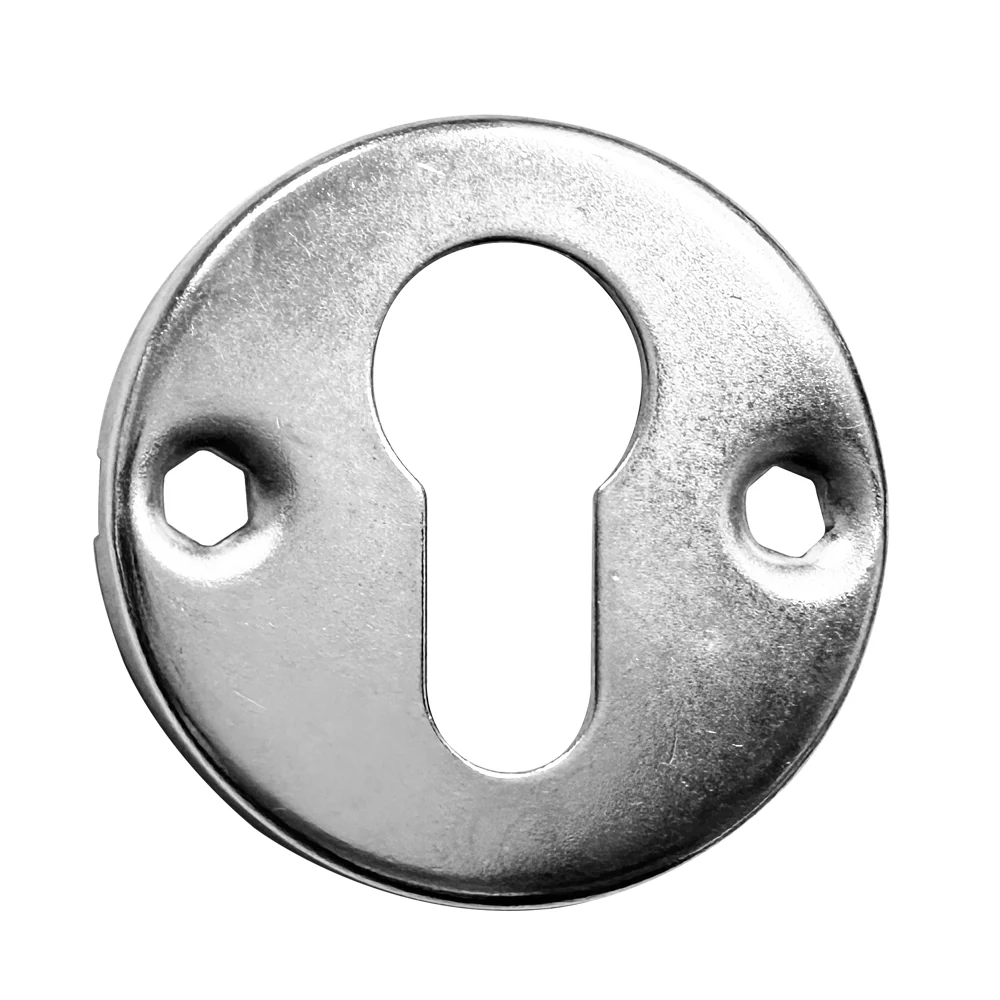 Asec Round Euro Escutcheon 52x5mm Satin Stainless Steel AS4517 - Image 3