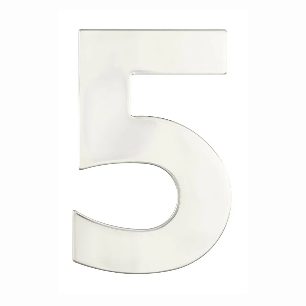 Austyle Architectural Numeral Concealed Fix 130mm Polished Stainless Steel - Image 7