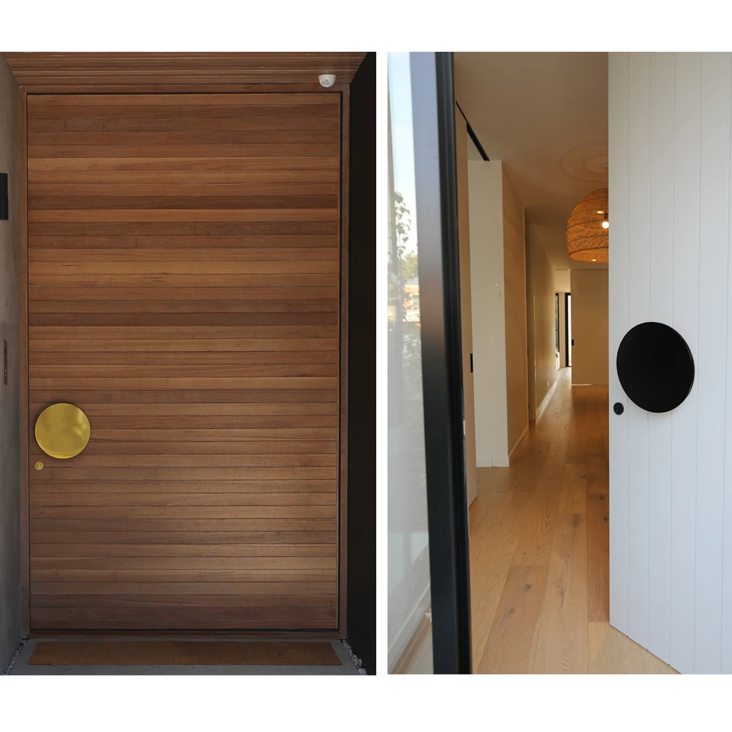 Austyle Circular Entrance Door Pull Handle 300mm - Available in Various Finishes - Image 2