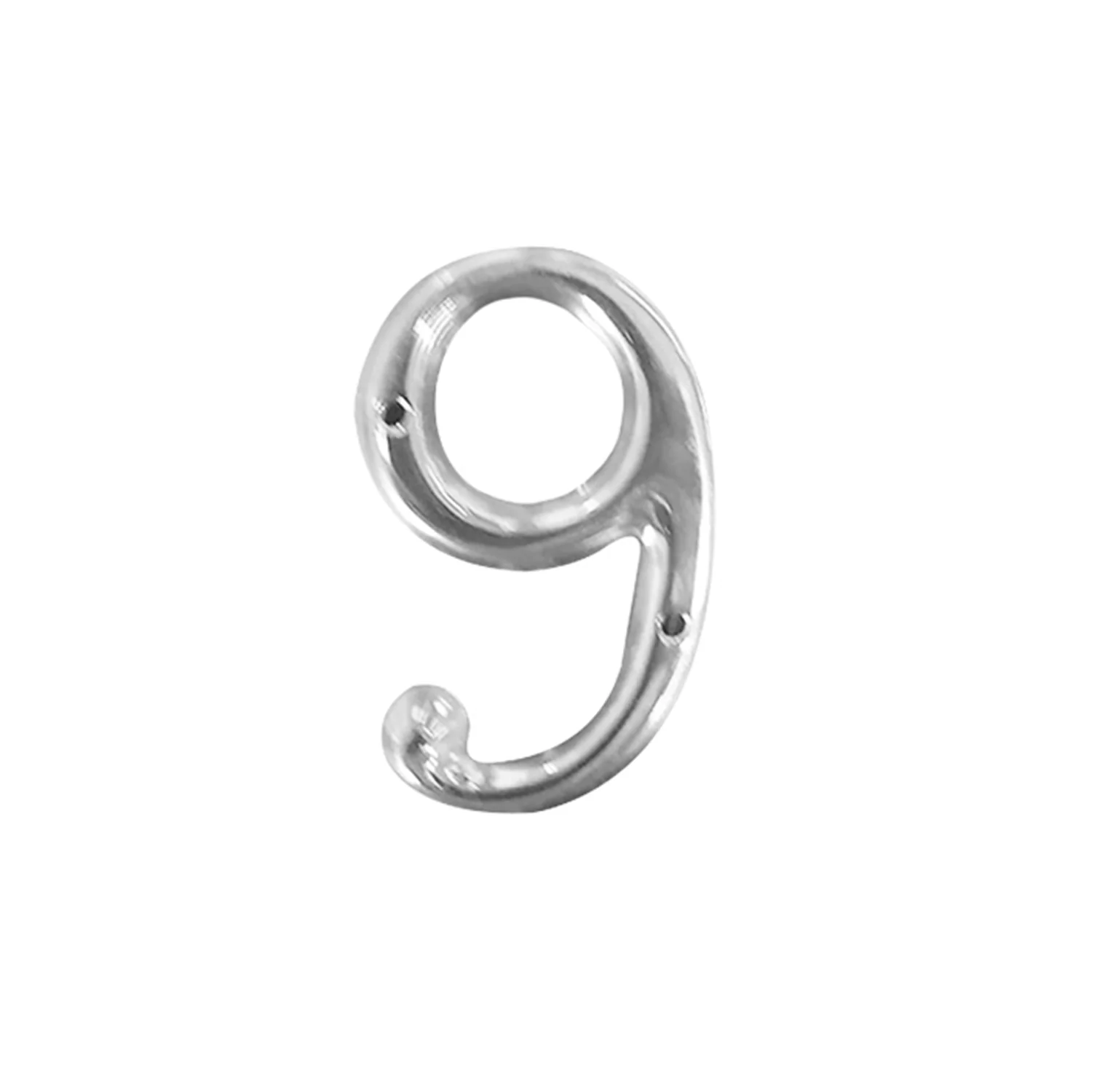 Austyle Classic Numeral Number 0-9 Polished Stainless Steel - Available in Various Sizes - Image 16