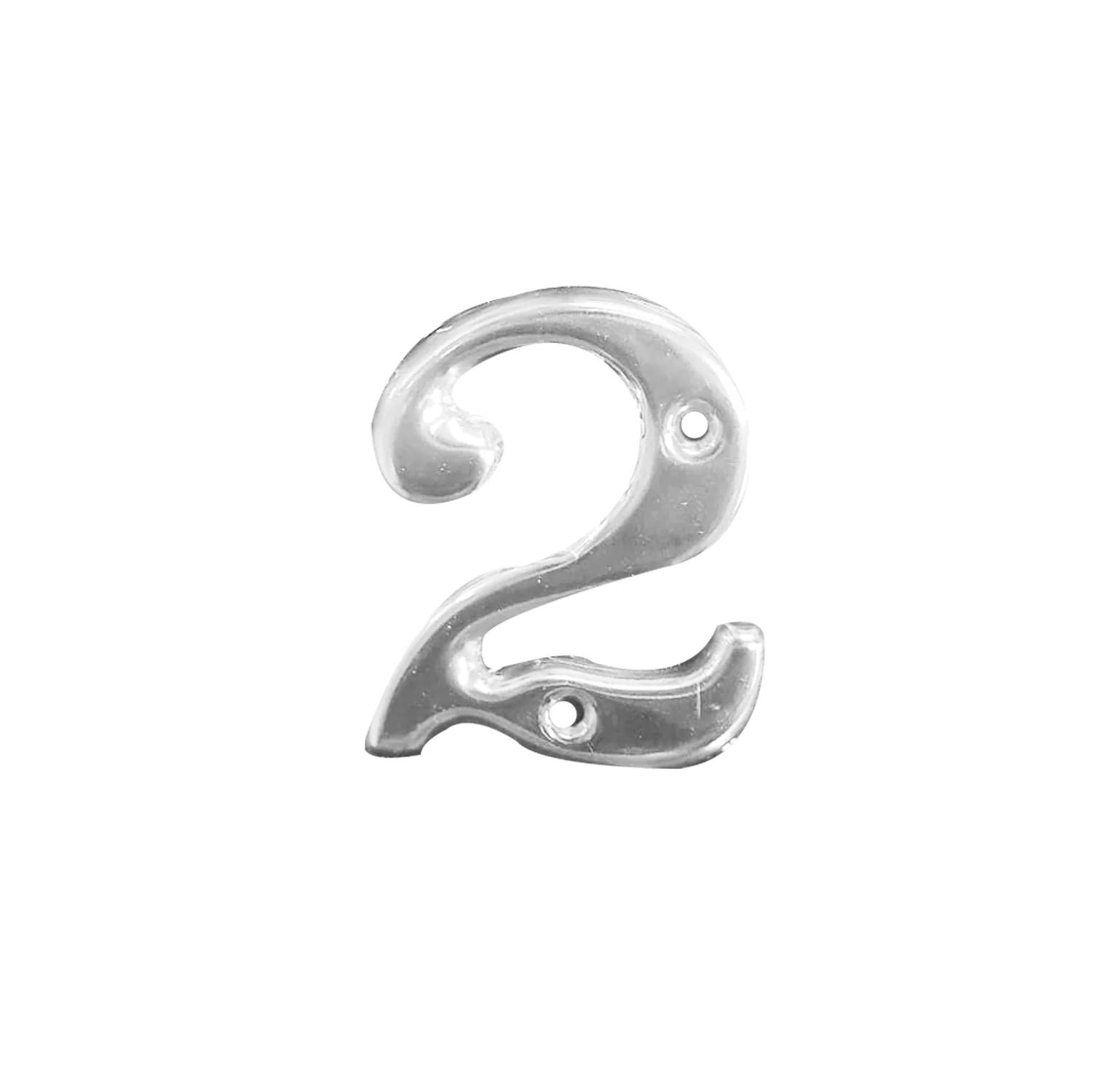 Austyle Contemporary Numeral 0-9 -Polished Stainless Steel - Available in Various Finishes and Sizes - Image 3