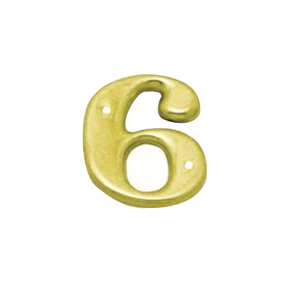 Austyle Contemporary Numeral Number 0-9 Polished Brass - Available in Various Number and Sizes - Image 17