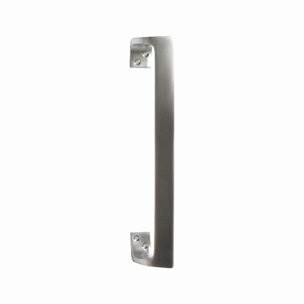 Austyle Entrance Door Pull Handle Square Twist 400mm Satin Chrome 43953