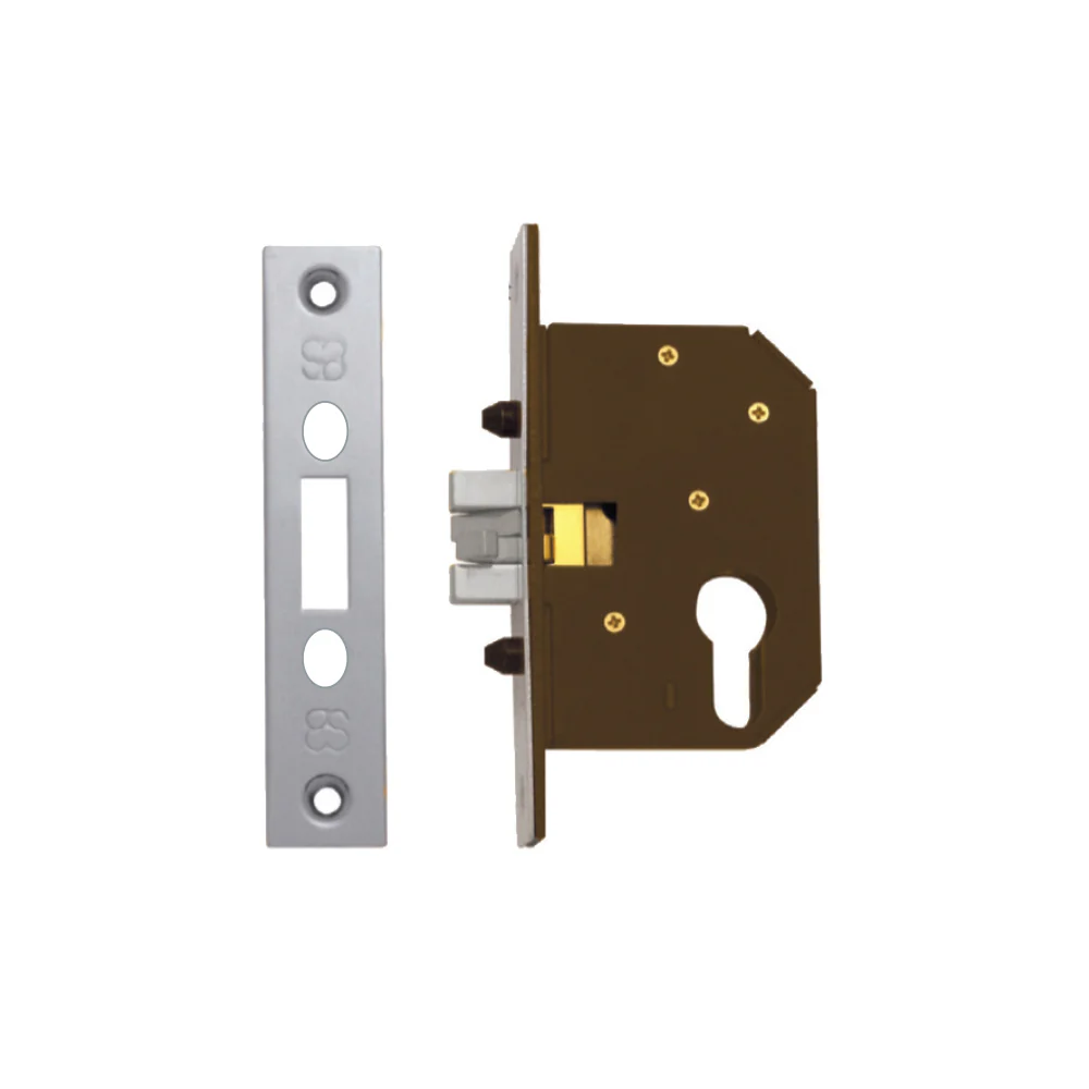 *WHILE SUPPLY LAST* Austyle Euro Cylinder Sliding Lock Kit 45mm Backset Stainless Steel 49086KIT - Image 3