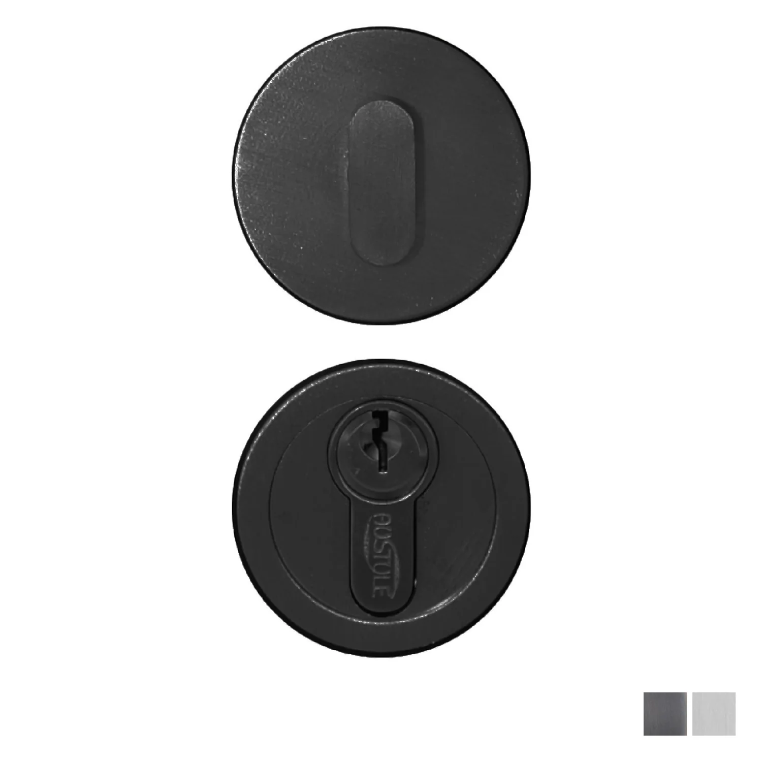 Austyle Euro Round Escutcheon and Snib - Available in Various Finishes