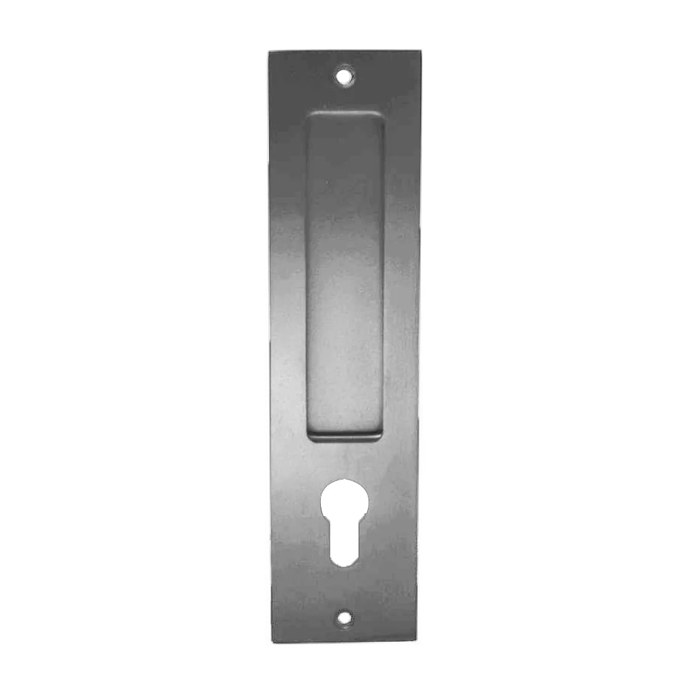Austyle Flush Pull Rectangle Euro Cylinder Hole - Available in Various Finishes - Image 2