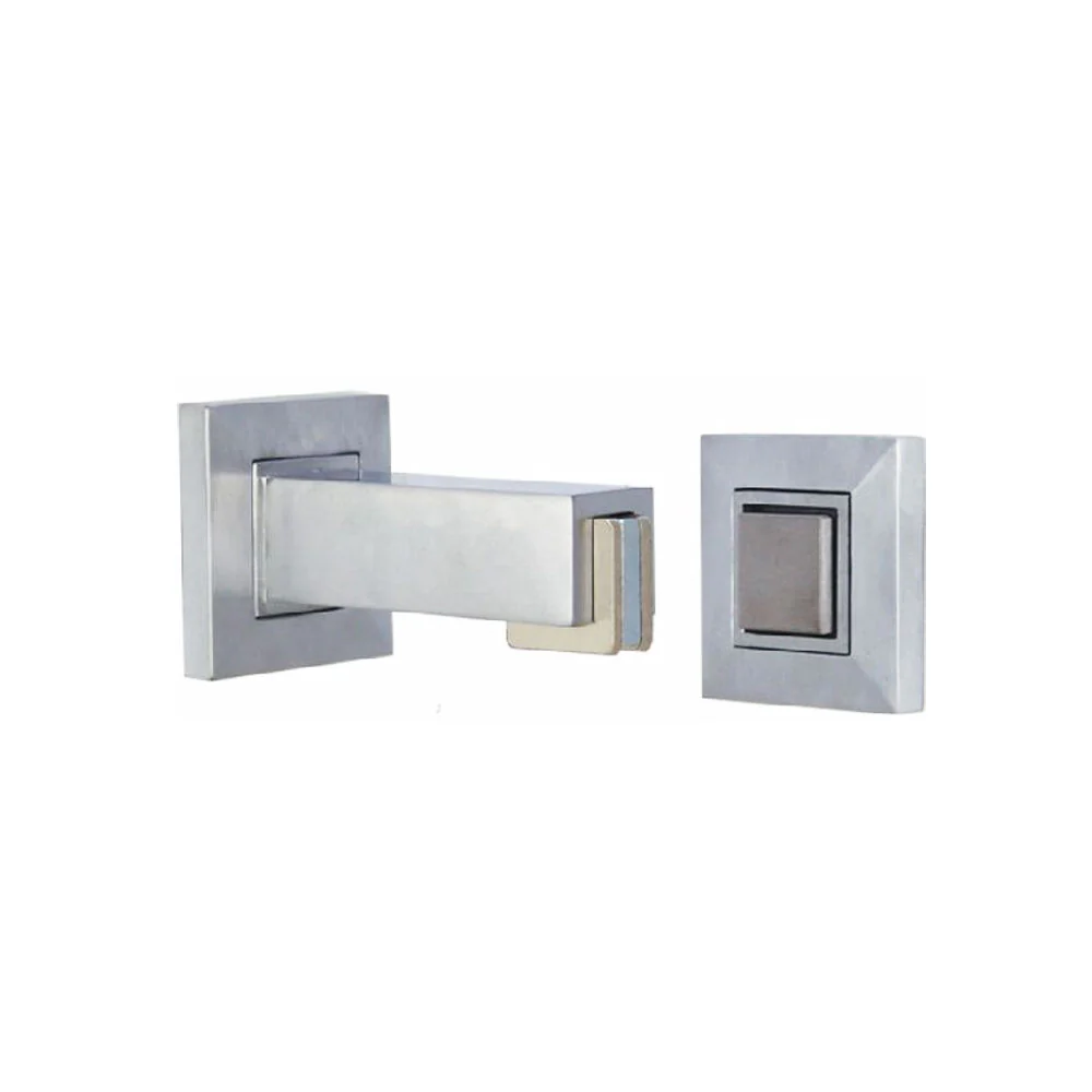 Austyle Magnetic Door Stop Wall Or Floor Mount Square - Available in Chrome Plate and Satin Chrome - Image 2