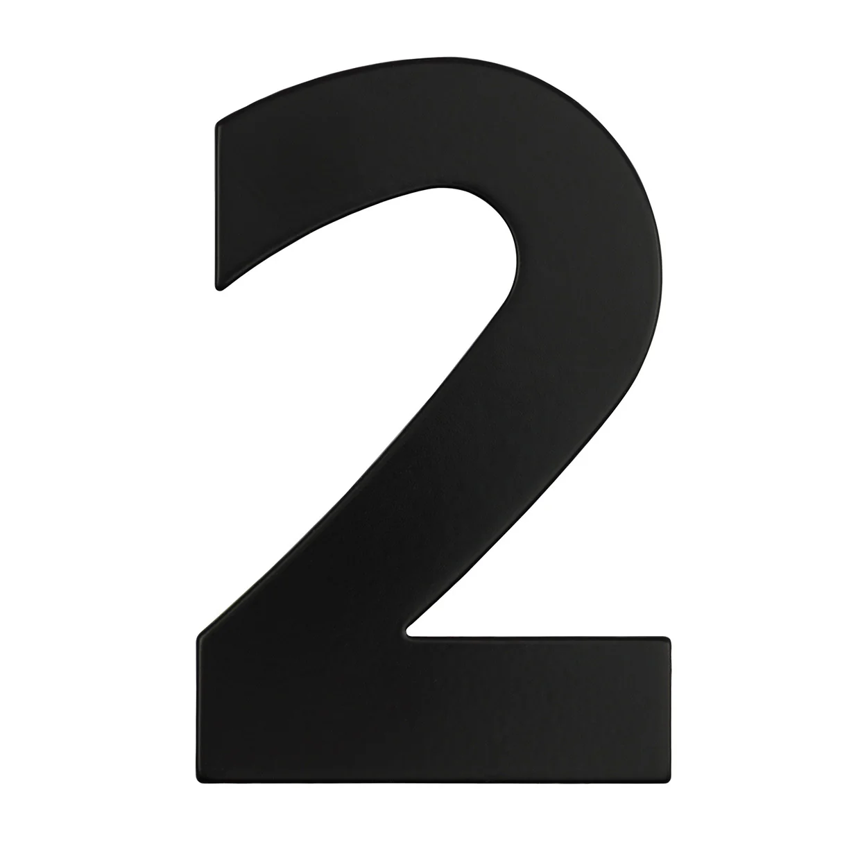 Austyle Numeral Concealed Fix 150mm Matt Black - Available in Various Numbers - Image 4
