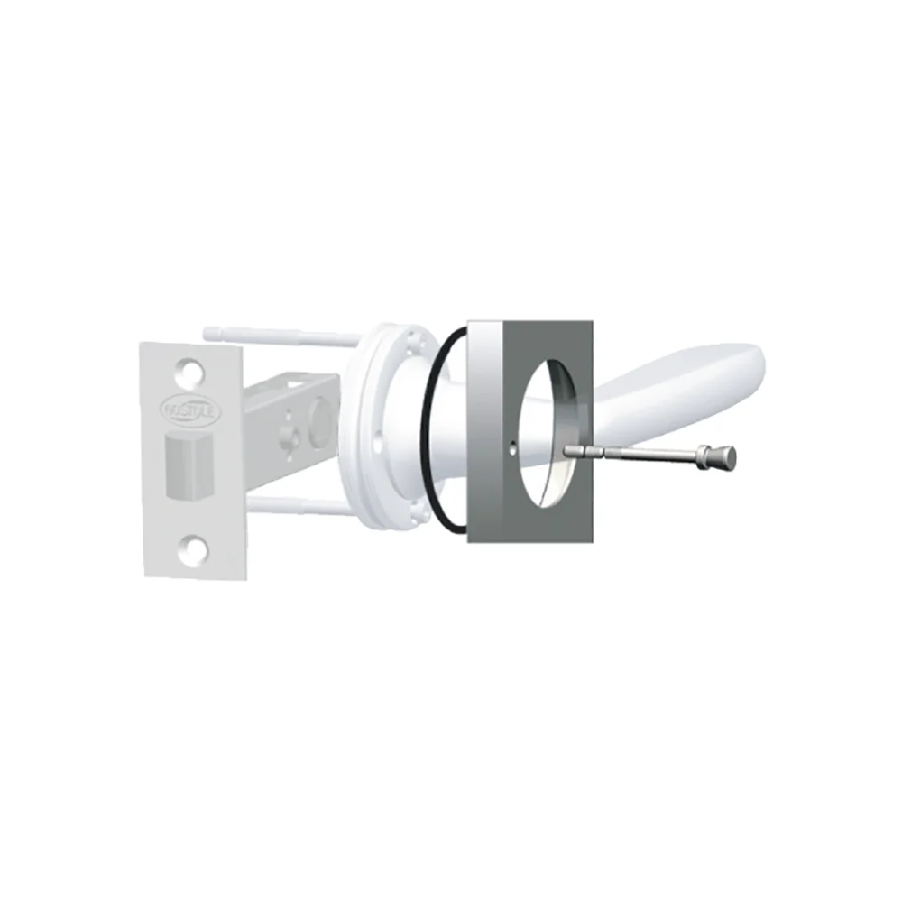 Austyle Square Adaptor Plate For Austyle Levers 54mm X 54mm Brushed Satin 43659