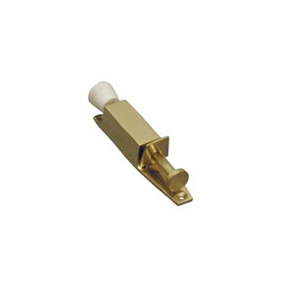Austyle Traditional Door Stop Foot Operated Spring Release Available Polished Brass & Chrome Plate - Image 3