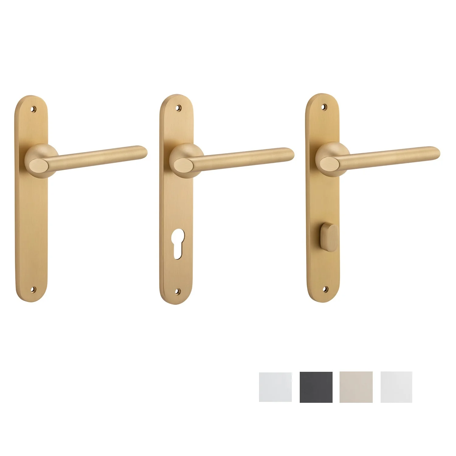 Bankston Sans Arc Futurismo Door Lever on Oval Backplate - Image 16