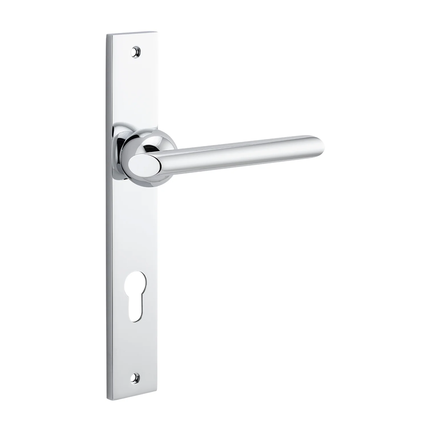Bankston Sans Arc Futurismo Door Lever on Rectangular Backplate - Image 3